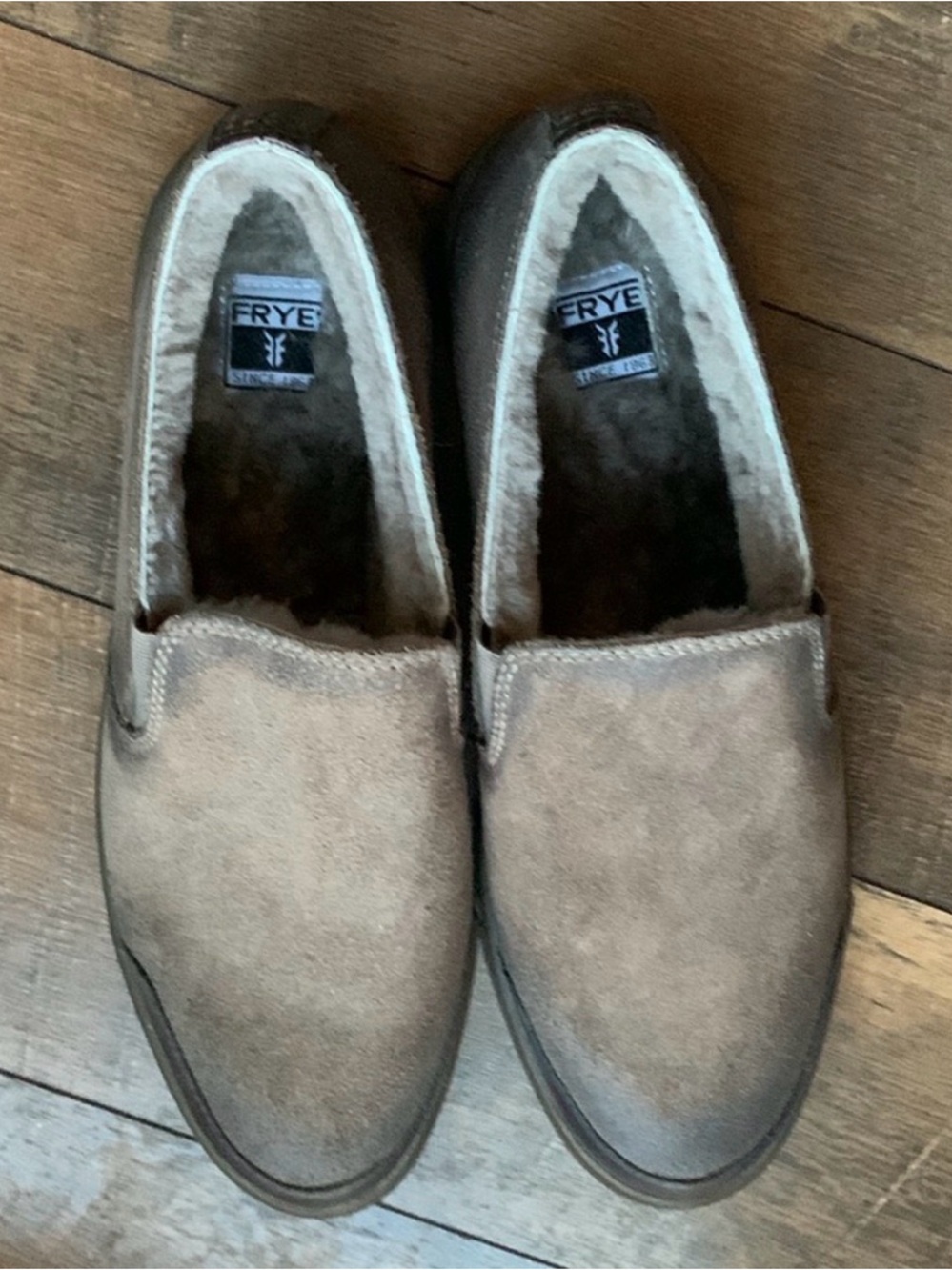 FRYE Gemma Suede Shearling Lined Slip-On Shoe - Women’s 8.5